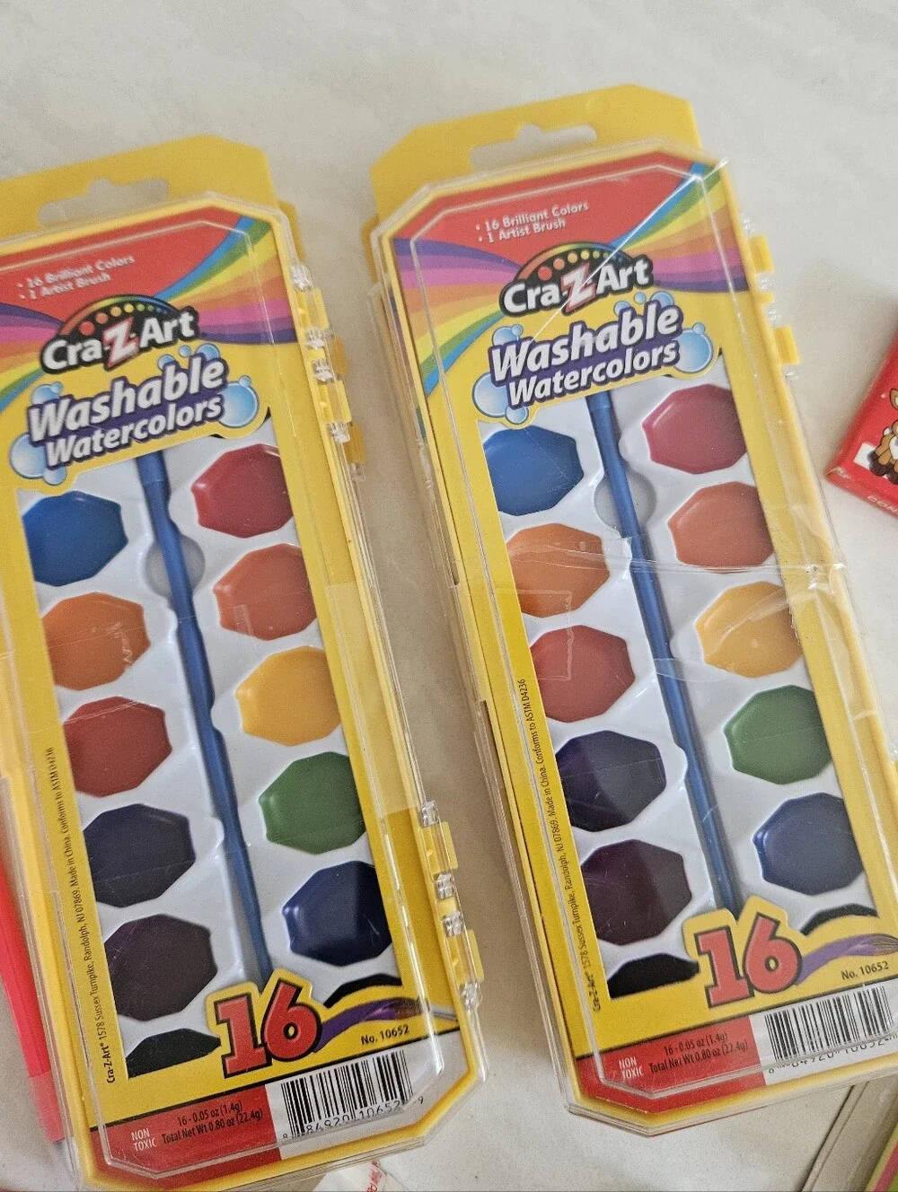 Assorted Kids Art and School Supplies Set - Pink, Yellow, Red, Multicolor